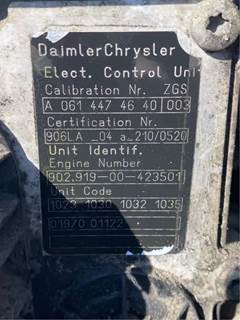 Mercedes-Benz OM906LA Engine Control Module (ECM) for a 2006 Thomas Built Saf-T-Liner HDX