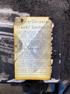 Mercedes-Benz OM906LA Engine Control Module (ECM) for a 2004 Thomas Built Saf-T-Liner HDX