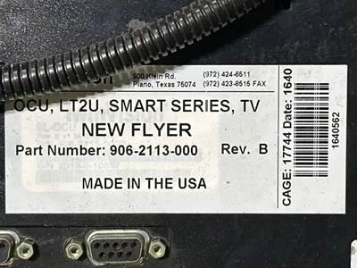 New Flyer DE40 LF Engine Control Module (ECM)