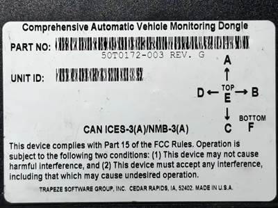 New Flyer DE40 LF Engine Control Module (ECM)