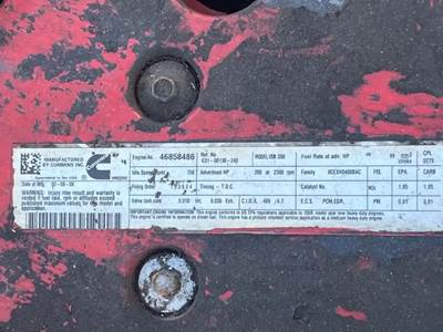 Cummins ISB Engine Core for a 2008 Freightliner MT55 Chassis