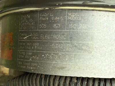 Cummins ISC Engine Core