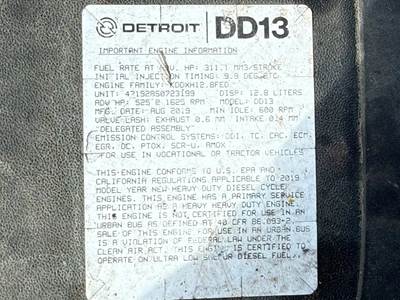Detroit DD13 Engine Core