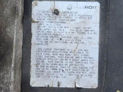 Detroit DD15 Engine Core