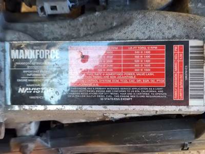 International MaxxForce 7 Engine Core for a 2012 Ic Corporation PB105