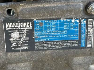 International MaxxForce 7 Engine Core