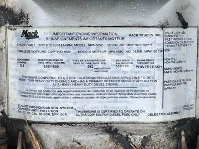 Mack MP8 Engine Core For Sale | Elkton, MD | DVPTH12.8S01 ...