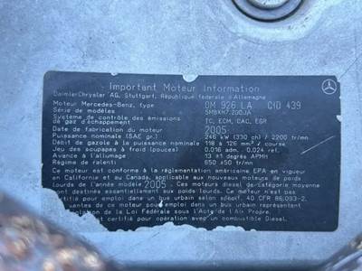 Mercedes-Benz MBE 900 Engine Core