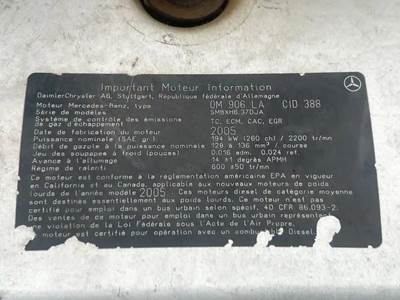 Mercedes-Benz OM906LA Engine Core