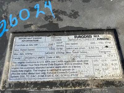 Paccar MX-13 Engine Core