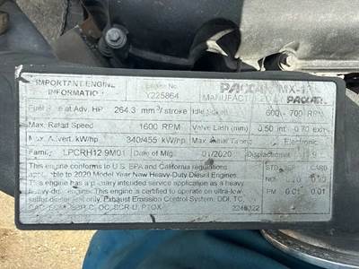 Paccar MX-13 Engine Core