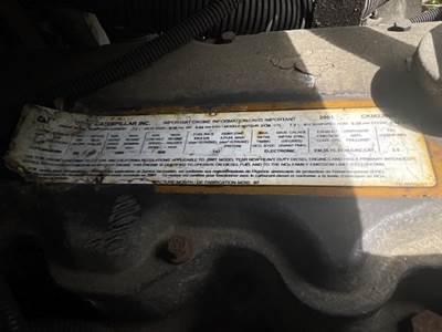 Caterpillar 3126 Engine for a 2002 Freightliner CONDOR LOW CAB FORWARD