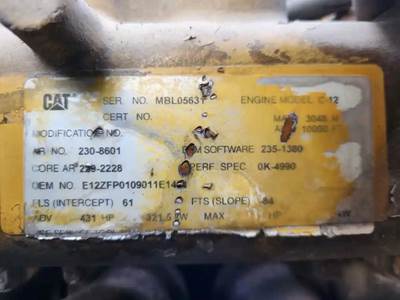 Caterpillar C12 Engine for a 2004 Peterbilt 385