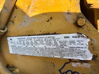 Caterpillar C7 Engine for a 2004 Blue Bird All American/All Canadian