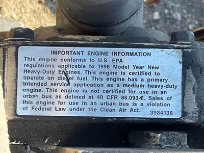 Cummins B5.9 Engine - 175 HP, ARR/CPL 1816