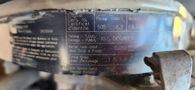 Cummins C8.3 Engine for a 1997 Ford F800