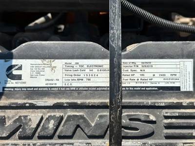 Cummins ISB 5.9L Engine for a 2006 Freightliner MT45 Chassis