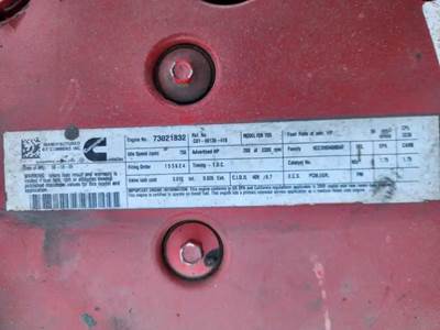 Cummins ISB 6.7L Engine for a 2010 Freightliner M Line Walk-In Van