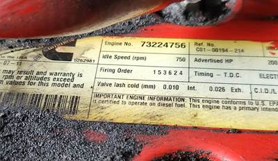Cummins ISB 6.7L Engine for a 2012 Freightliner B2