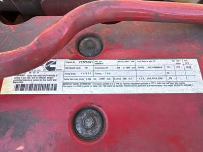 Cummins ISB 6.7L Engine for a 2015 International DuraStar 4300