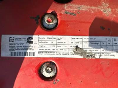 Cummins ISB 6.7L Engine for a 2016 Thomas Built Saf-T-Liner HDX