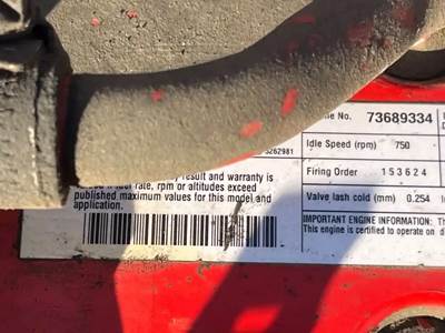 Cummins ISB Engine for a 2015 International DuraStar 4300