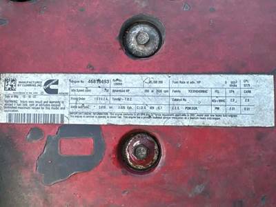 Cummins ISB Engine for a 2007 Capacity Of Texas TJ5000