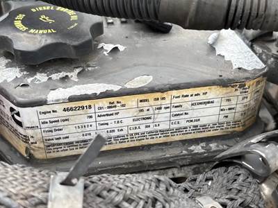 Cummins ISB Engine for a 2007 Freightliner MT45 Chassis