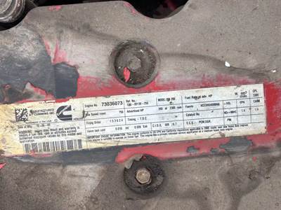 Cummins ISB Engine for a 2010 Freightliner MT55 Chassis