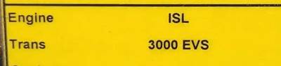 Cummins ISL Engine for a 2008 Pierce Custom Contender