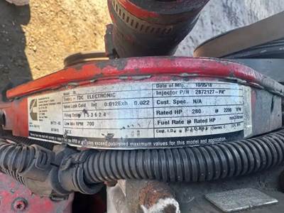 Cummins ISL Engine for a 2009 New Flyer DE40 LF