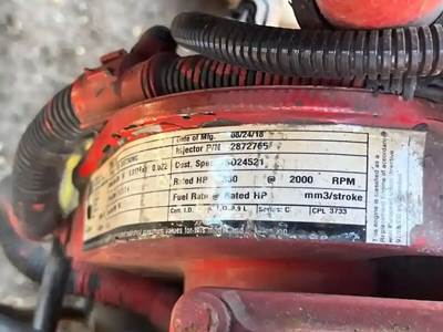 Cummins ISL Engine for a 2011 New Flyer Xcelsior