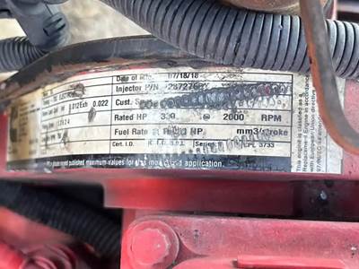 Cummins ISL Engine for a 2011 New Flyer Xcelsior