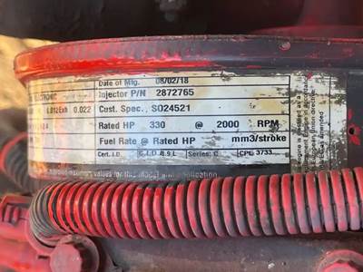 Cummins ISL Engine for a 2011 New Flyer Xcelsior