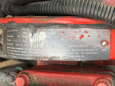 Cummins ISL Engine for a 2011 New Flyer Xcelsior