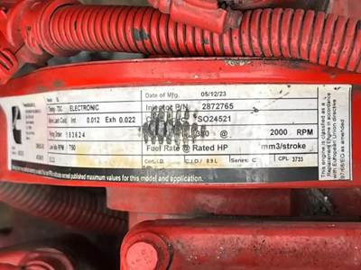 Cummins ISL Engine for a 2011 New Flyer Xcelsior