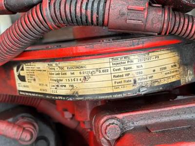 Cummins ISL Engine for a 2009 New Flyer DE40 LF