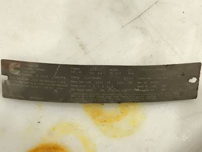 Cummins ISL G Engine - 280 HP, ARR/CPL 3518