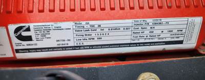 Cummins ISX Engine for a 2015 International PROSTAR