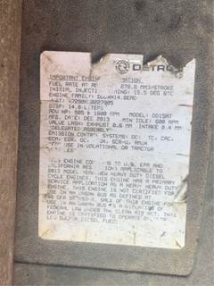 Detroit DD15 Engine for a 2015 Freightliner Cascadia 125