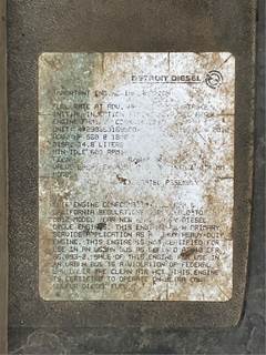 Detroit DD15 Engine for a 2013 Freightliner Coronado 12