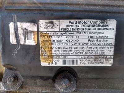 Ford 6.8L V-10 Engine for a 2011 Ford E-450 Super Duty