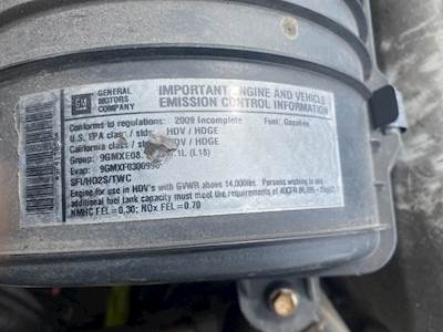 GM/Chev (HD) 8.1L Engine for a 2009 Chevrolet C5500