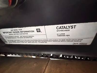 GM/Chev (HD) 8.1L Engine for a 2007 Workhorse Custom Chassis W62