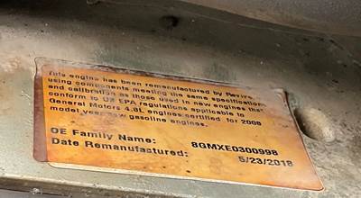 GM/Chev (HD) V8, 4.8L, Gas Engine for a 2008 Workhorse Custom Chassis W42