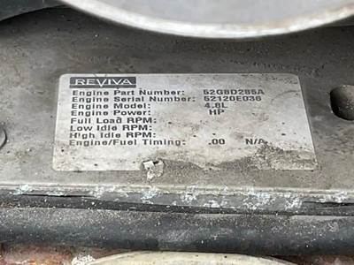 GM/Chev (HD) V8, 4.8L, Gas Engine for a 2008 Workhorse Custom Chassis W42