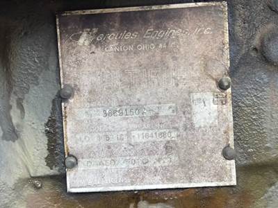 Hercules LD465IC Engine for a 1985 Am General M35A2