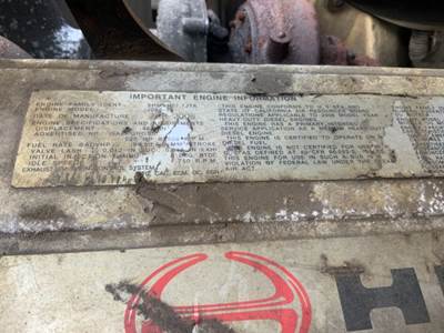 Hino J08 Engine for a 2007 Hino 268