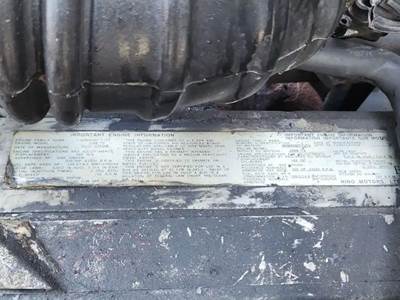 Hino J08E-TV Engine for a 2009 Hino 268