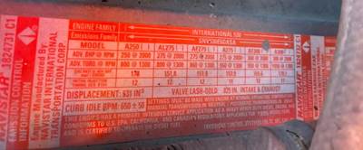 International DT530 Engine for a 1995 International 4900